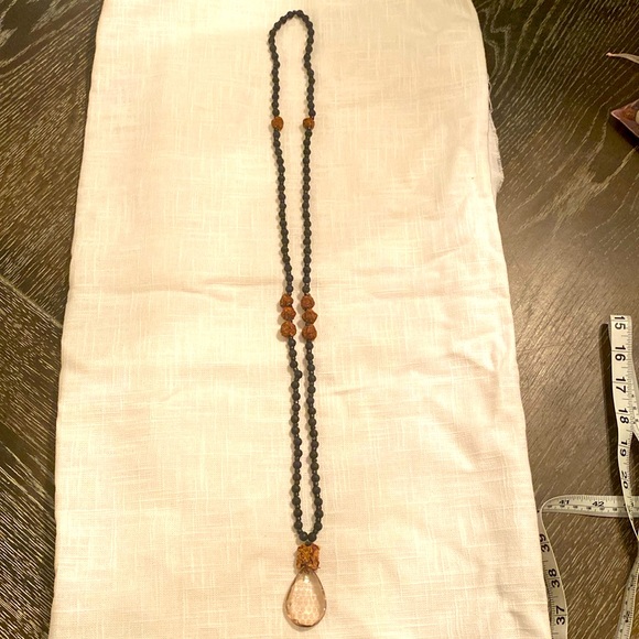 Handmade Meditation Necklace, Dried flower beads also made by me 🫶 - Picture 2 of 6